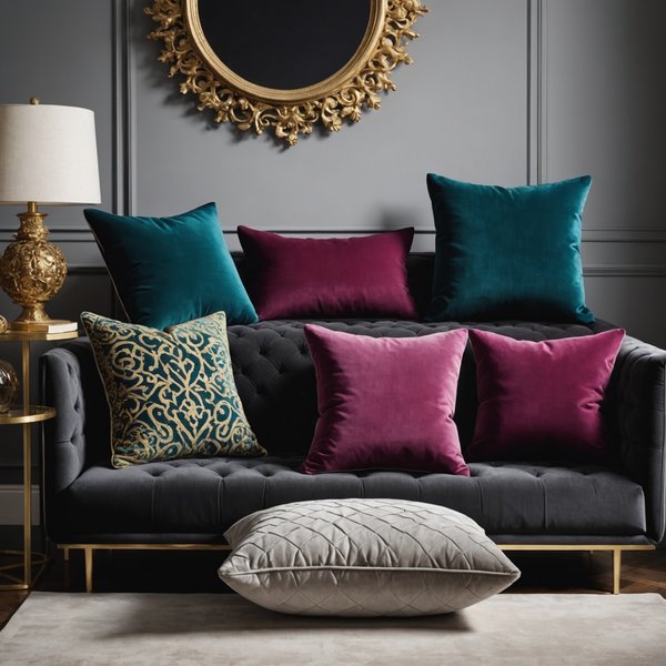 Décorez votre intérieur avec élégance grâce au coussin en velours