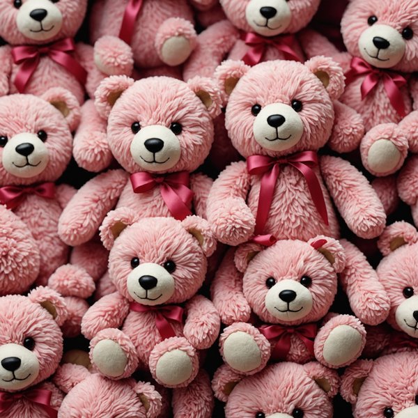 Ours en rose : ajoutez une touche d'originalité à votre cadeau